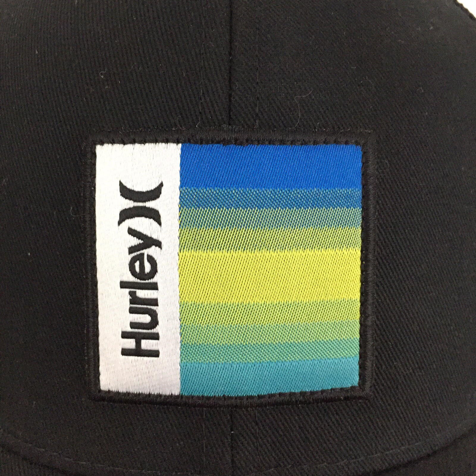 Hurley Patch Hat Spell Out Script Logo Beach Surf… - image 2