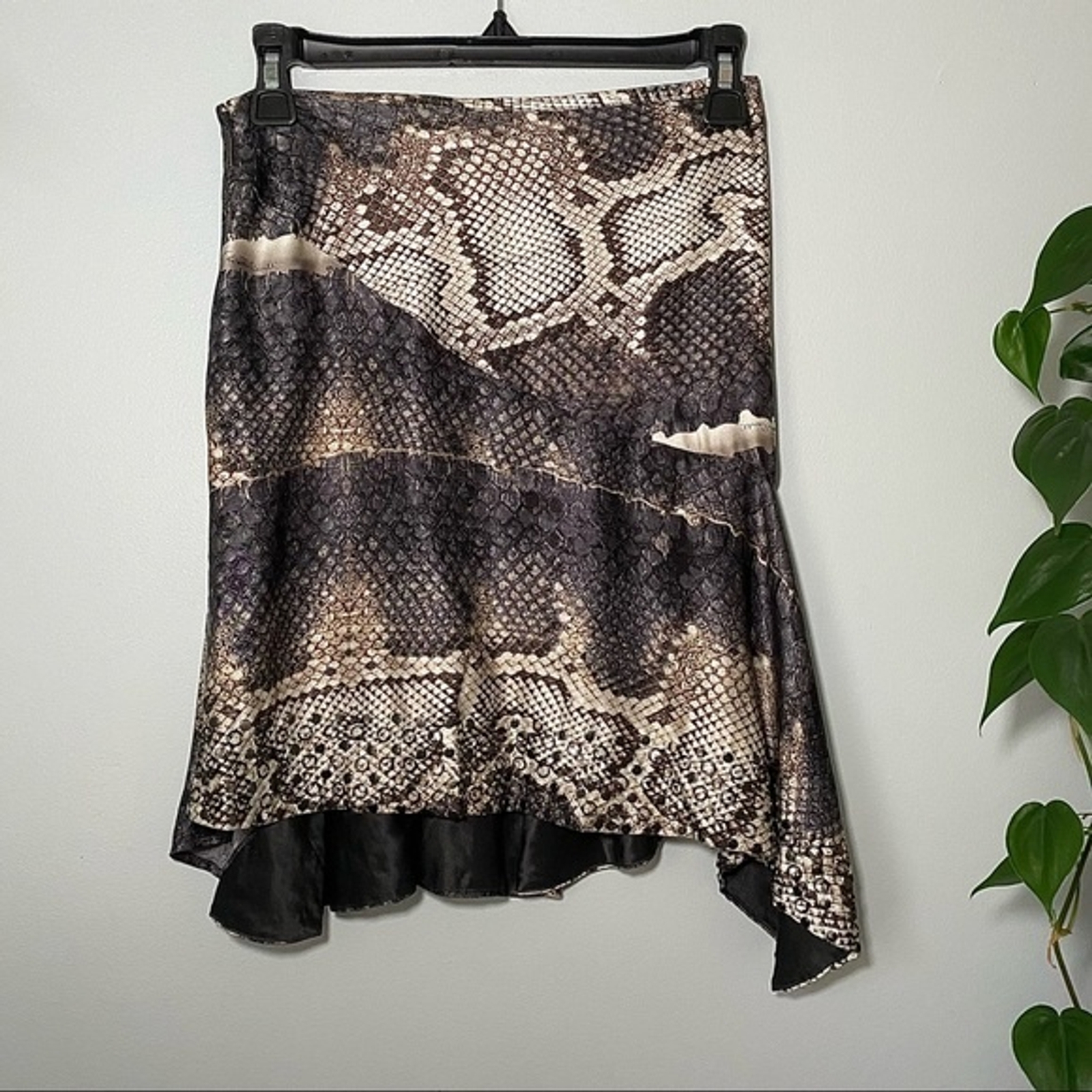 Roberto Cavalli Snake Print Skirt Sz 38 | eBay 