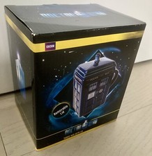 Doctor Who Ceramic Tardis Mug With Lid 17 Oz 2009 Zeon Collectible New Rare