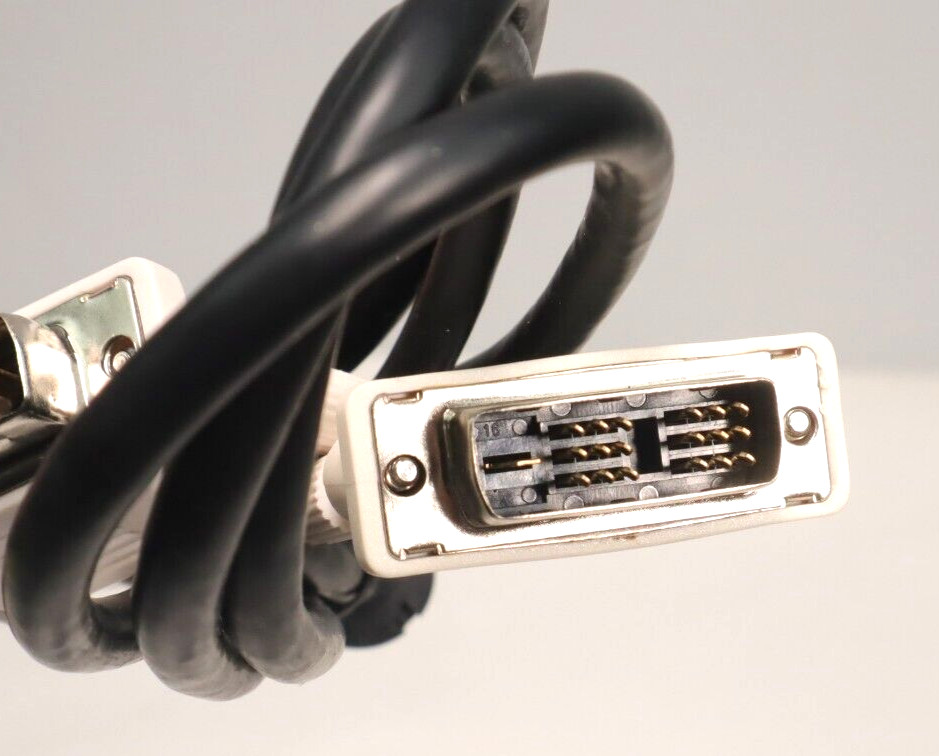 Dell 6ft 18Pin M-M DVI-D Cable New 453030300440R Black - 453030300440R BLK1031