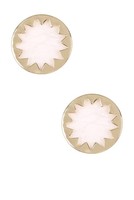 House Of Harlow 120974 Rose Quartz Sunburst Button Stud Earrings $55 on sale House Of Harlow 120974 Rose Quartz Sunburst Button Stud Earrings $55 on sale