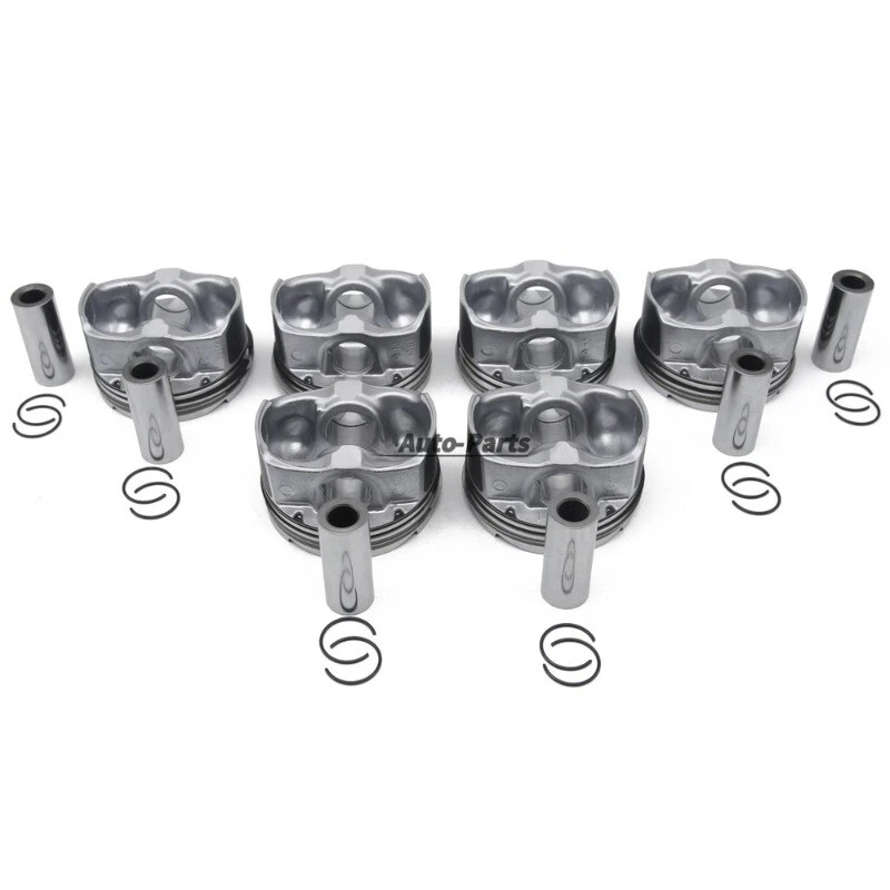 Juego de 6 pistones y anillos Φ84 mm para BMW E82 E90 E60 135i 335i 535i 740i N54B30 Foto 2 de 4