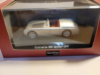 Cisitalia 202 Spyder 1947 Argent 1:43 Model 51821 Starline Models - Photo 1/4