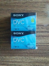 Sony Premium DVC Digital Video Cassette 4 lot Mini DV 60 Min NEW SEALED dvm60prr