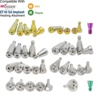 5Pcs Dental Healing Abutment Cover Screw Mini Regular Fit Osstem Hiossen