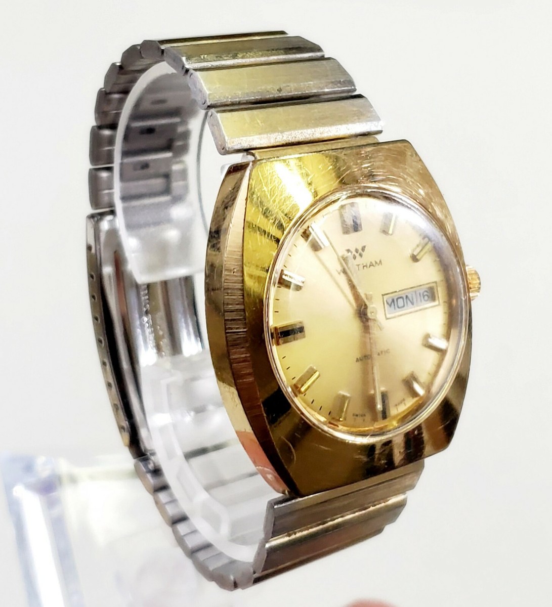 RARE,UNIQUE Men's Vintage sirca 1970's SWISS AUTOMATIC Watch