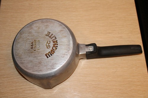 Magnalite GHC 1 Quart Kochtopf Aluminium Doppel Ausgießer BRAUCHT NEUEN GRIFF - Bild 7 von 12