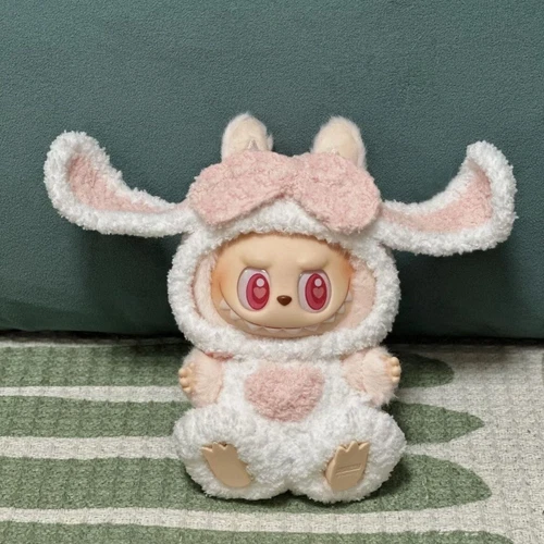 LABUBU Ropa Los Monstruos Muñeca de Peluche Ropa Hecha a Mano Lindo Conjunto de Conejo Sin Juguetes - Imagen 8 de 13