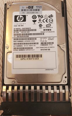 HP 418371-B21 - Disco Duro Interno De 72 GB (15.000 Rpm, 6,4 Cm (2,5