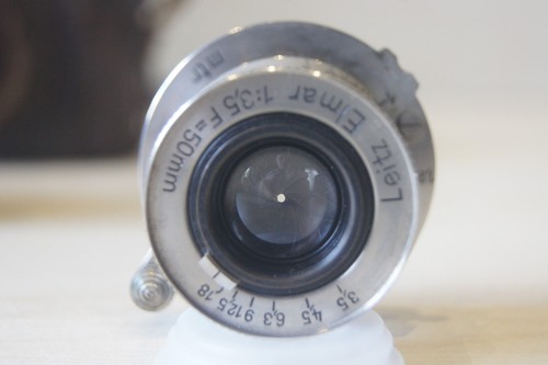 *TESTED* Leica I C Leitz Model C Black Elmar 50mm F3.5 SN 21860 35mm Film Camera - Photo 10/20