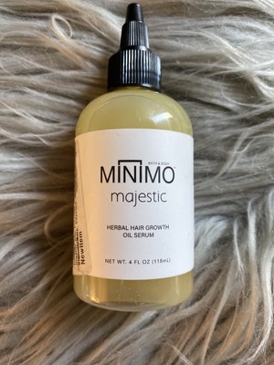 Minimo Majestic Herbal Hair Growth Oil Serum 4oz citrus ...