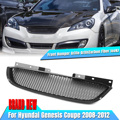 Frontgrill Kühlergrill Für Hyundai Genesis Coupe 2008-2012 Kohlefaser-Look