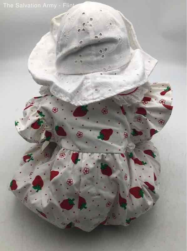 Love Reproduction Porcelain Sleeping In Strawberries Jumper Baby Doll eBay