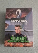 Star Trek CCG The Trouble With Tribbles KLINGON Starter Deck 2000 (60 Cards)