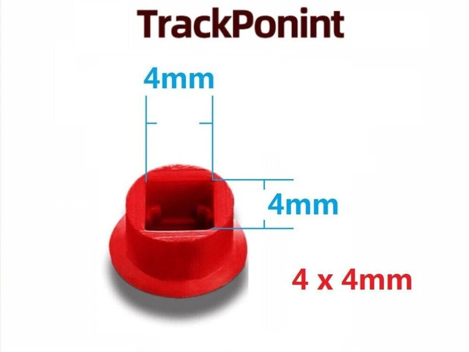 10x Red TrackPoint Caps Mouse Pointer for Lenovo Thinkpad T410 T420 T430 R400 - Image 2 of 4