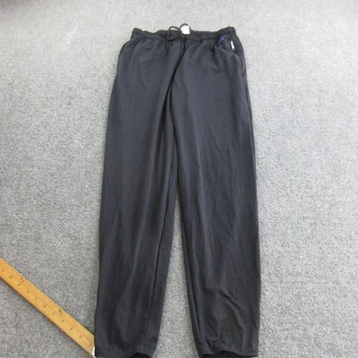 Patagonia Pants Mens Large Black Woven Track Elastic Waist Zip Pockets USA