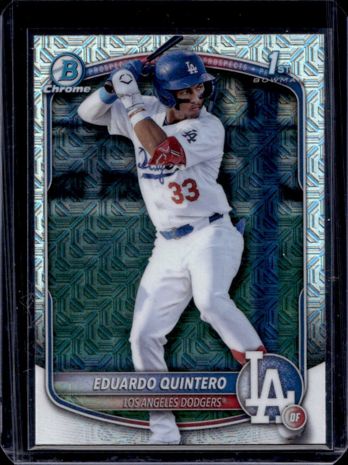 2025 Bowman Eduardo Quintero Chrome Mega Box Refractor 1st Prospect #BCP-115
