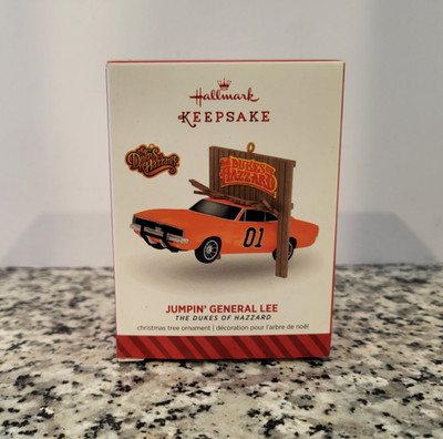 Jumpin General Lee 2014 Dukes of Hazzard HALLMARK Ornament MIB NEW
