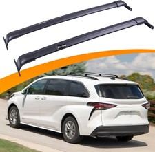 220 Lbs Roof Rack Cross Bars Fit 2021 2022 2023 2024 2025 2026 Toyota Sienna