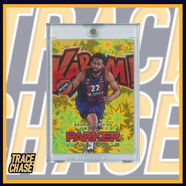 2023-24 Panini Crown Royale Euroleague BK Jabari Parker Kaboom Gold 08/10 SSP!