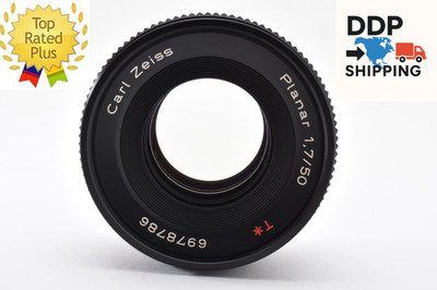 [ Unused ] Contax Carl Zeiss Planar T* 50mm F/1.7 Lens CY Mount MMJ From JAPAN