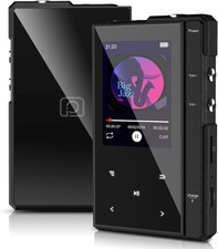 32GB MP3 Player with Bluetooth 5.0, Phinistec Z6 Digital Audio Player with Lo