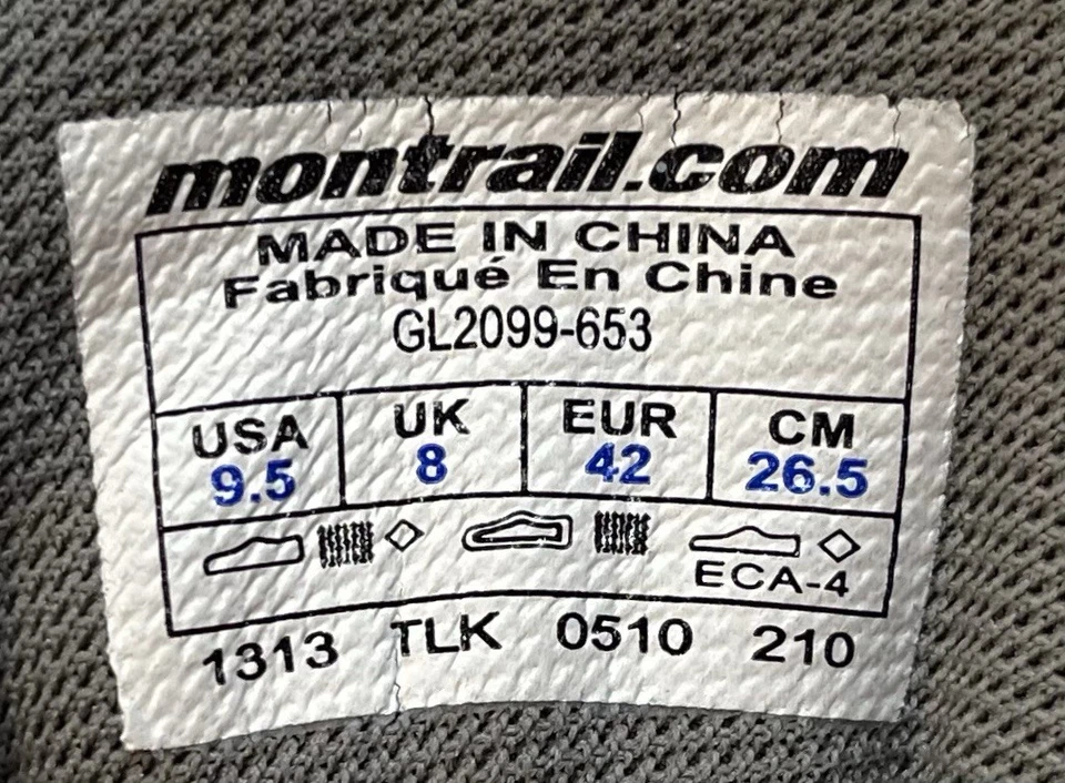 Montrail Talla 9.5 EE. UU. EUC Rockridge Púrpura Trail Senderismo Zapatos para Correr Tenis Usados en Excelente Condición Foto 2 de 4