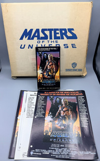 Masters of the Universe Promo Box W/ Dealer Preview VHS Tape & Poster Authentic
