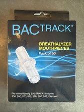 BACtrack 40 Breathalyzer Mouthpieces Tubes S30 S50 S70S75 S80 S82 S78 Open Box