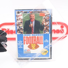 Sega Genesis Game JOHN MADDEN FOOTBALL '92 1992 - NEW & Factory Sealed!