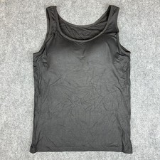Women's Tank Top with Built in Bra Black Soze Medium Soft Stretch