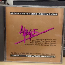 APOGEE GOLD REFERENCE ARCHIVE CD-74-GAJ 74 Minute/650 MB FS CD-R