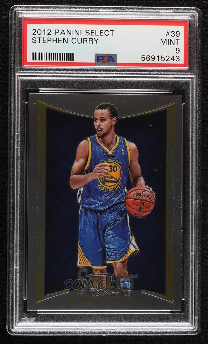 2012-13 Panini Select Stephen Curry #39 PSA 9 MINT m1f