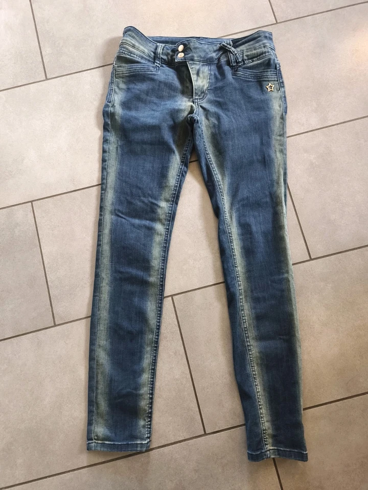 Glücksstern Stretch Jeans Stretchjeans Hüftjeans Slim Fit - Bild 2 von 4