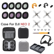 For DJI Neo 2 Camera Lens Filter Gimbal Bumper Propeller Blade Carrying Case
