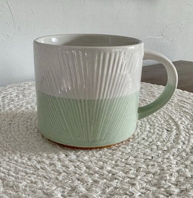Starbucks Seaglass Stacking Mug 14 fl oz  Mint Green & White Mint Condition
