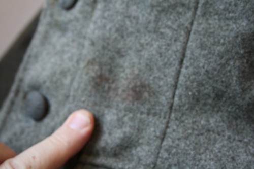 vtg 1945 Swedish Army Soderbergs upsala green wool tunic jacket medium revival - Foto 9 di 24