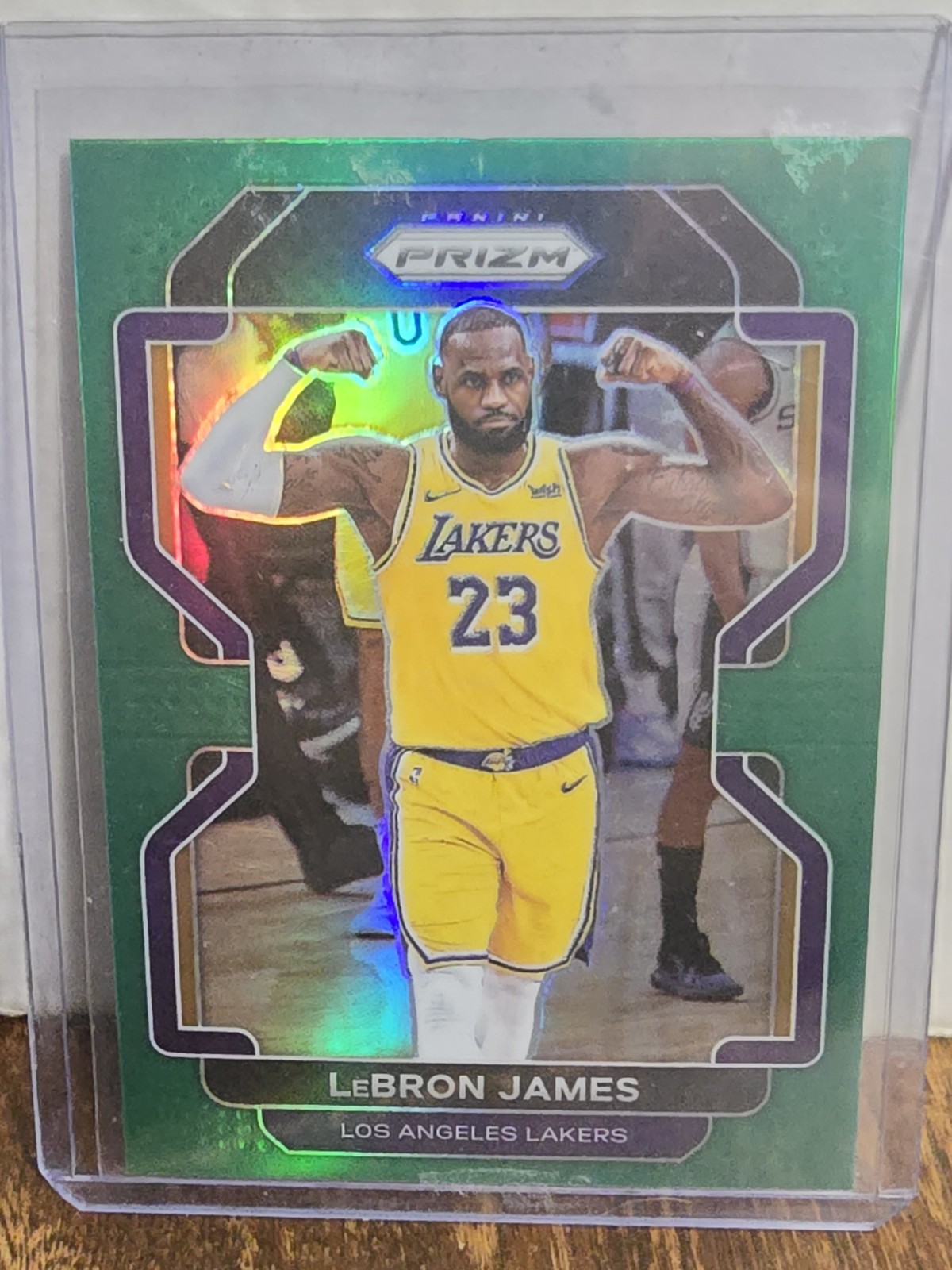 2021-22 Panini Prizm - LeBron James #91 Green Prizm