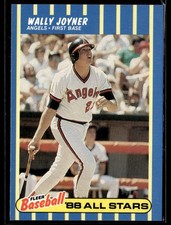 1988 Fleer Baseball All-Stars #19 Wally Joyner Card 0102C