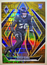 2024 Panini Phoenix Adisa Isaac #152  Gold Pandora 9/10 Ravens Rookie RC