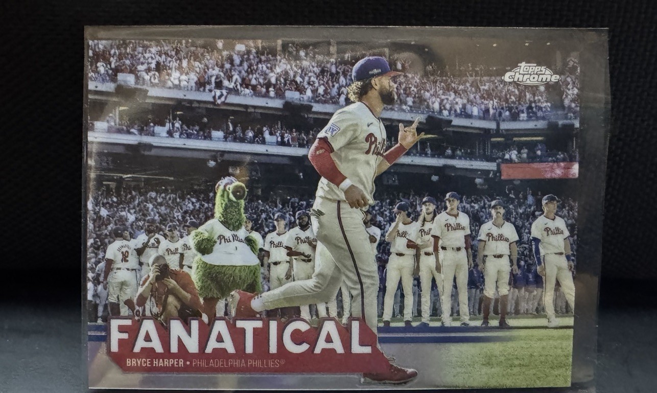 2025 Topps Chrome Fanatical Bryce Harper #FAN-15 Philadelphia Phillies CASE HIT