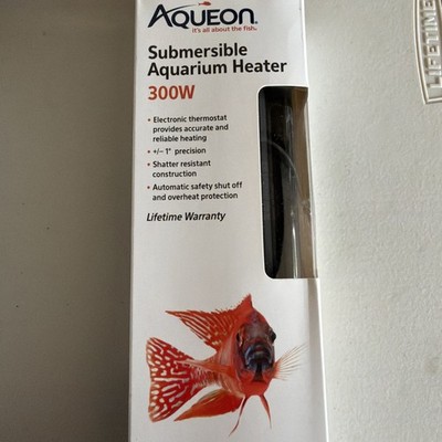 Aqueon Submersible Aquarium Heater 300W for Aquariums up to 100 gallons