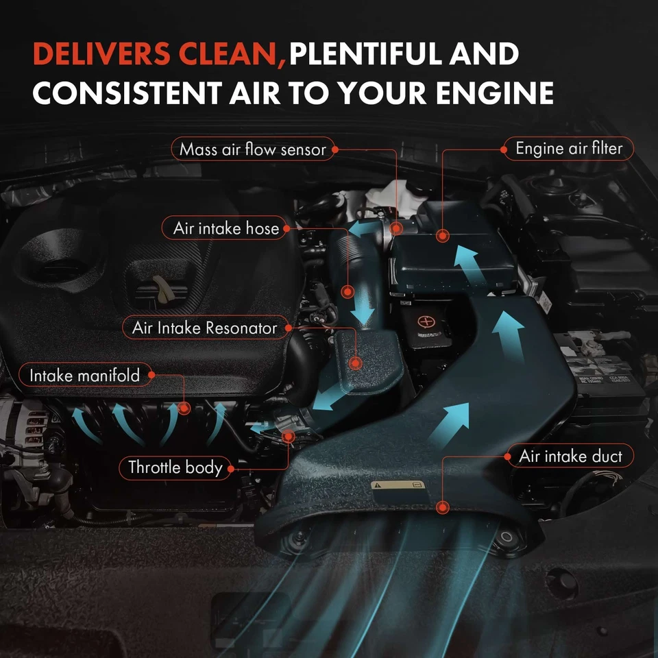 Tubo de conducto resonador de admisión de filtro de aire para Hyundai Elantra 2011-2013 Elantra GT Foto 4 de 4