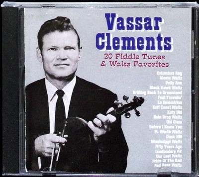 Vassar Clements   20 Fiddle Tunes & Waltz Favorites CD 1995 Fiddle Bluegrass