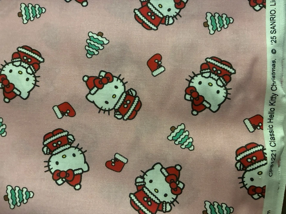 Medias Hello Kitty Rosa Navidad Tela Árboles Muelles Lanzadores Creativos POR Y Foto 3 de 4