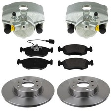 2 Bremssattel vorne für Fiat 500 Panda für Lancia Ypsilon Bremsscheiben Belag