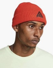 Brand New Without Tags Nike ACG Beanie Orange AV4775-634 Habanero Red
