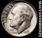 1955 Roosevelt Dime- Silver- Choice Gem Brilliant Uncirculated Luster #i9000