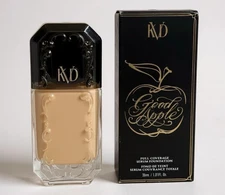 KAT VON D Beauty Good Apple Full Coverage Serum Foundation ~ MEDIUM 051 ~ NIB