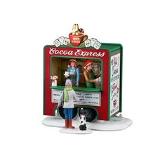 Lemax General Products Village Accessory Cocoa Express Set Of 2 34149 